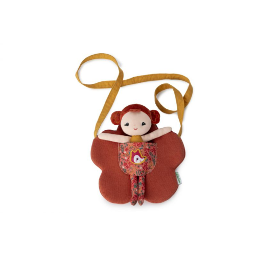 MUÑECA ADÈLE CON BOLSO DE FLOR