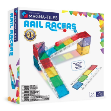 MAGNA-T RAIL RACERS SET 33 PIEZAS