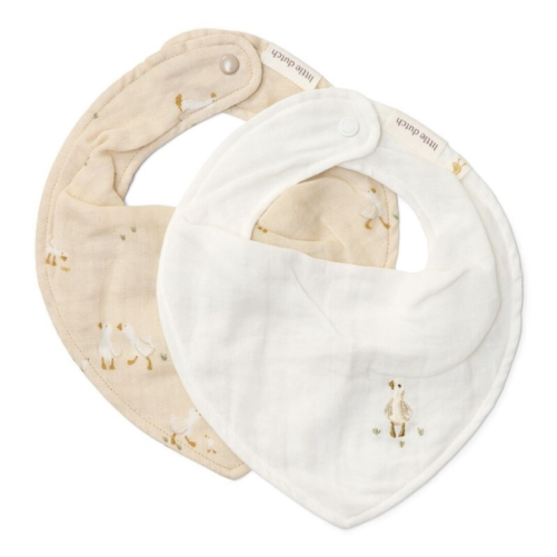 SET 2 BANDANAS NEWBORN NATURALS