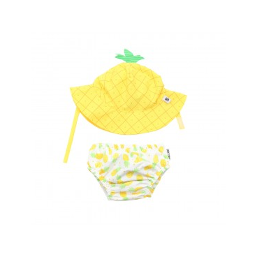 BAÑADOR/PAÑAL+GORRO PIÑA UPF