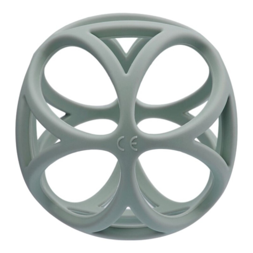 PELOTA SENSORIAL Y MORDEDOR SILICONA AZUL LITTLE DU