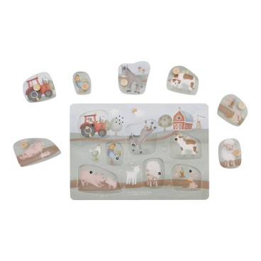 PUZZLE CON SONIDO PEQUEÑA GRANJA FSC