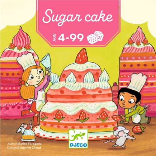 JUEGO DE DADOS SUGARCAKE DJECO