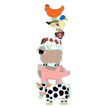 PUZZLE EVOLUTIVO HONORÉ & AMIGOS DJECO