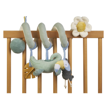 ESPIRAL CON SONAJEROS JUNGLE PARTY VERDE CAZA