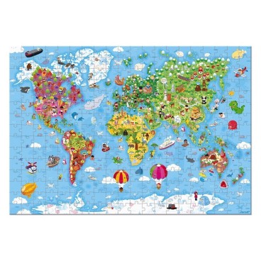 PUZZLE GIGANTE ATLAS MUNDIAL