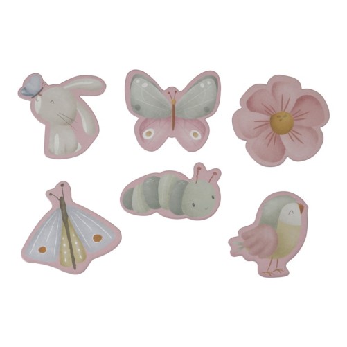 PUZZLE 6 EN 1 FLORES & MARIPOSAS LITT FSC