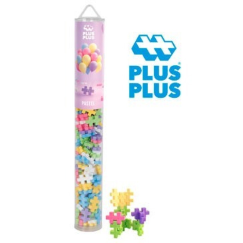 PACK TUBO PLUS-PLUS PASTEL MIX 100 PCS