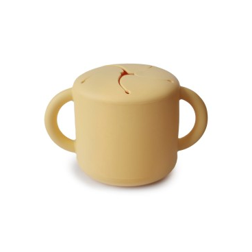 TAZA PARA SNACK SILICONA SOLID PALE DAFFODIL