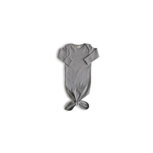 BODY MANGA LARGA CON NUDO GRAY MELANGE 0-3m