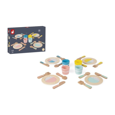 VAJILLA DE MADERA JANOD