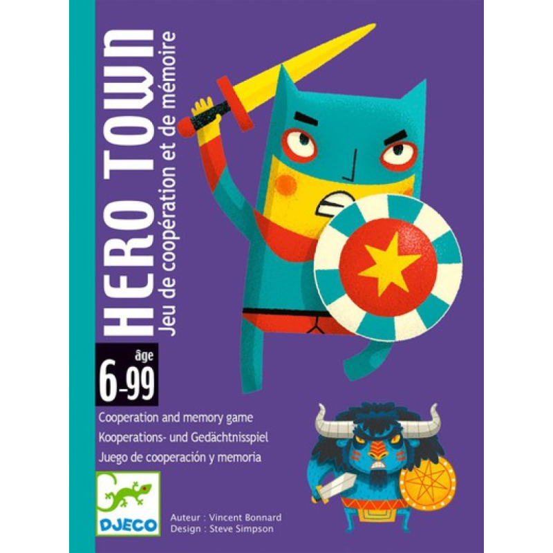 CARTAS HERO TOWN DJECO