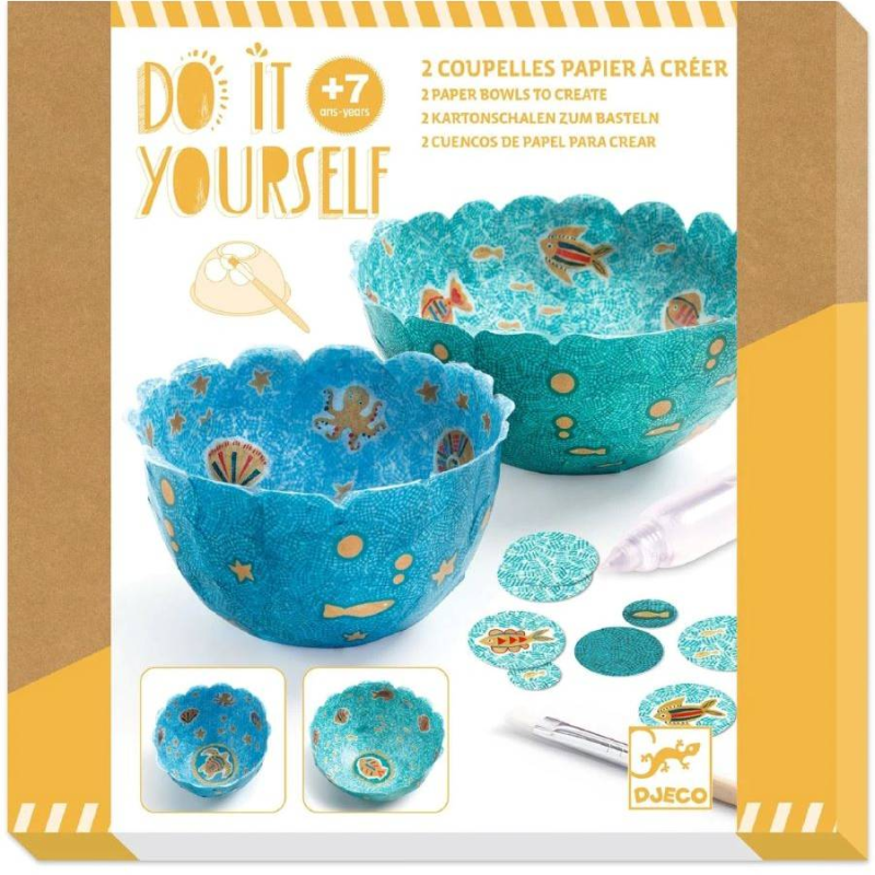 DIY KIT CREATIVO 2 CUENCOS DECORATIVOS