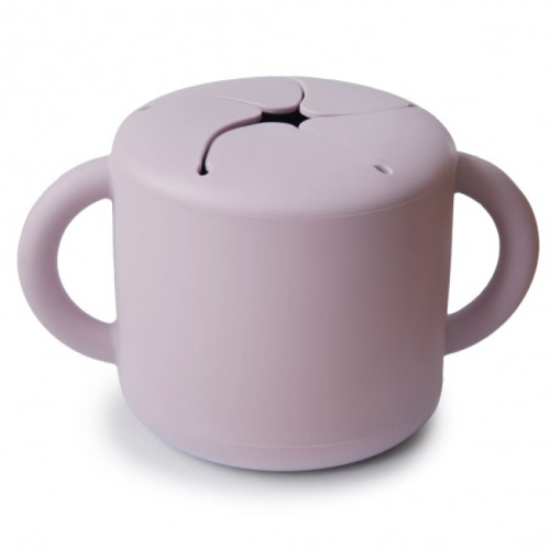 TAZA PARA SNACK SILICONA SOLID SOFT LILAC